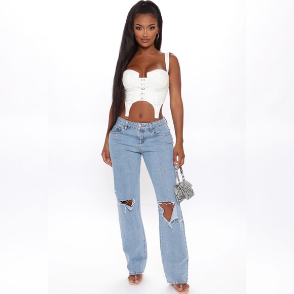 Go All Cut Out Slouch Fit Jeans - Picture 2 of 10